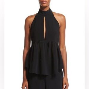 NWT Elizabeth and James Black Halter Top